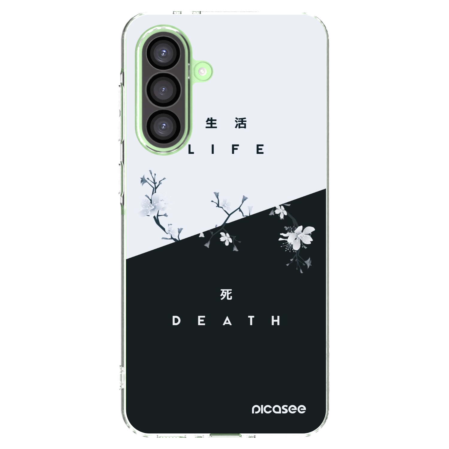 Picasee átlátszó szilikon tok az alábbi mobiltelefonokra Samsung Galaxy A26 5G A266B - Life - Death