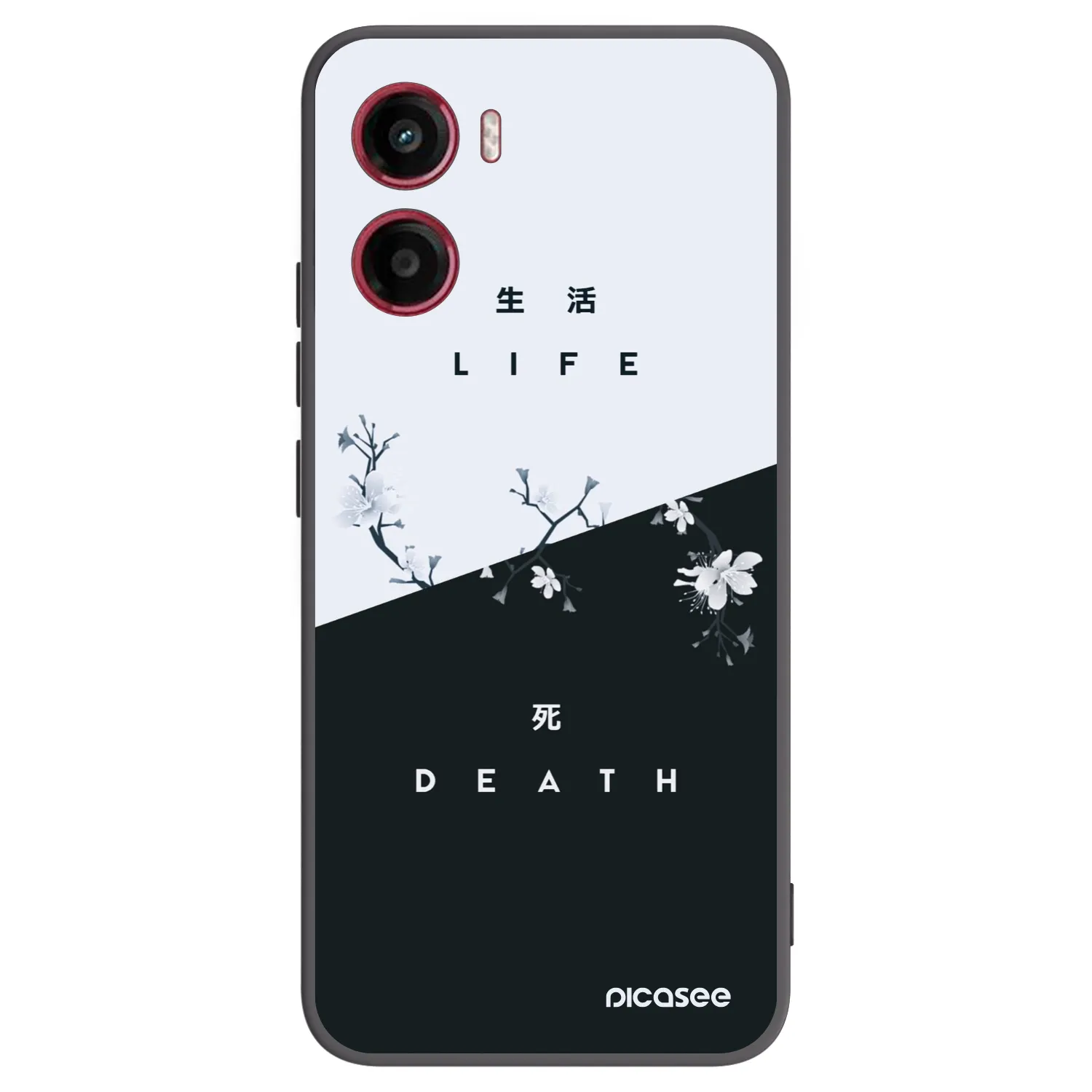 Picasee fekete szilikon tok az alábbi mobiltelefonokra Motorola Moto G05 - Life - Death