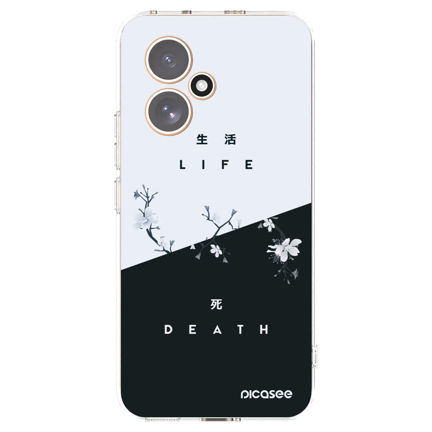 Picasee átlátszó szilikon tok az alábbi mobiltelefonokra Honor 400 5G - Life - Death