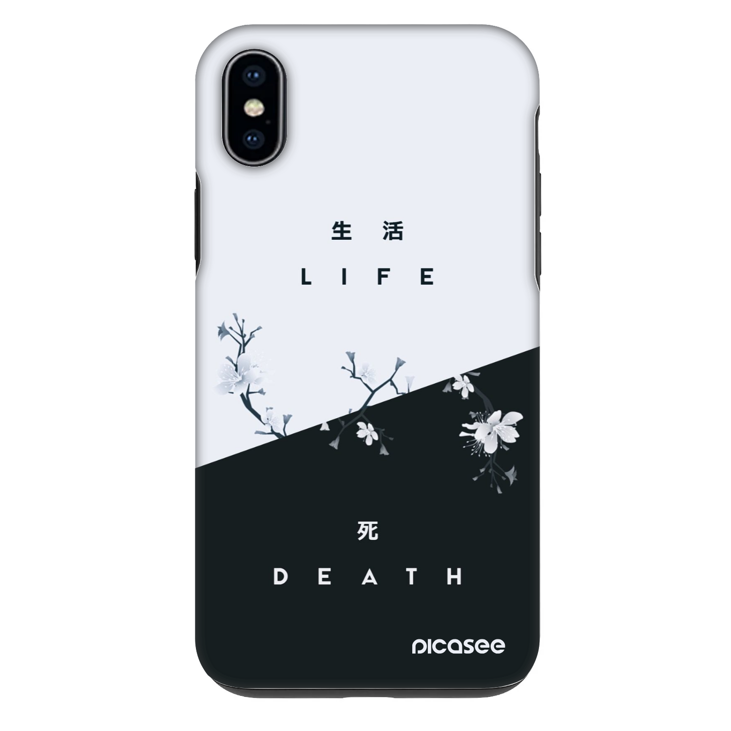 Picasee Fashion Case Apple iPhone XS Max - Life - Death