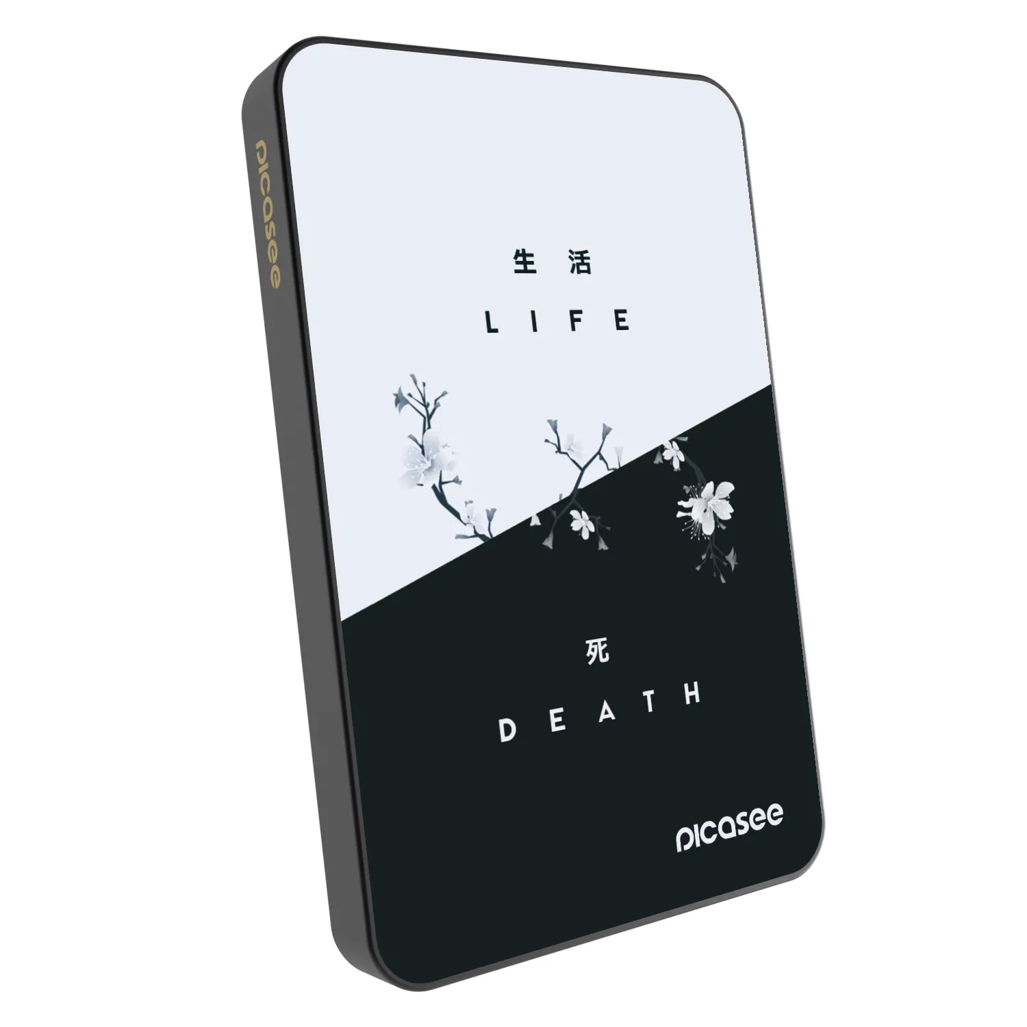 Picasee Powerbank MagSafe 5 000 mAh Szürke - Life - Death