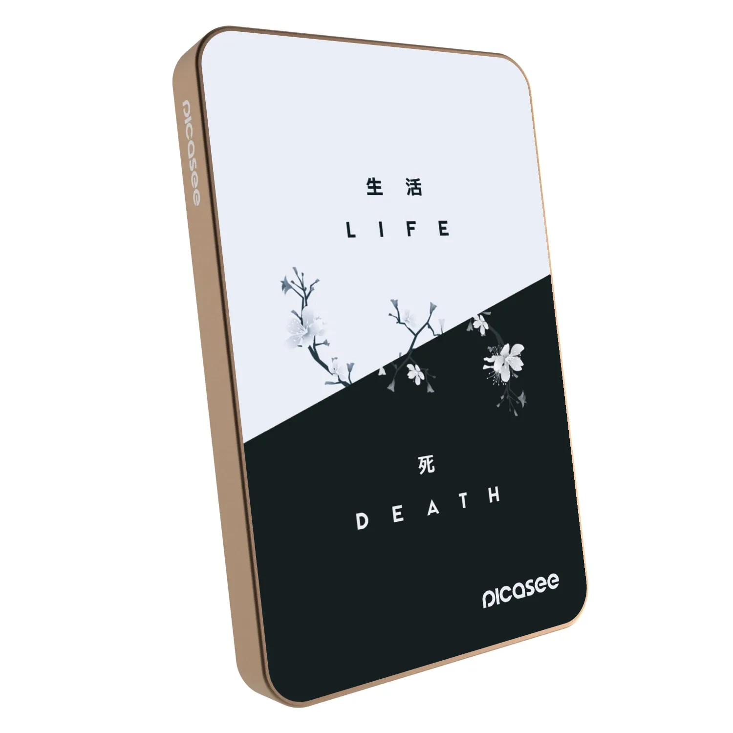Picasee Powerbank MagSafe 5 000 mAh Aranysárga - Life - Death