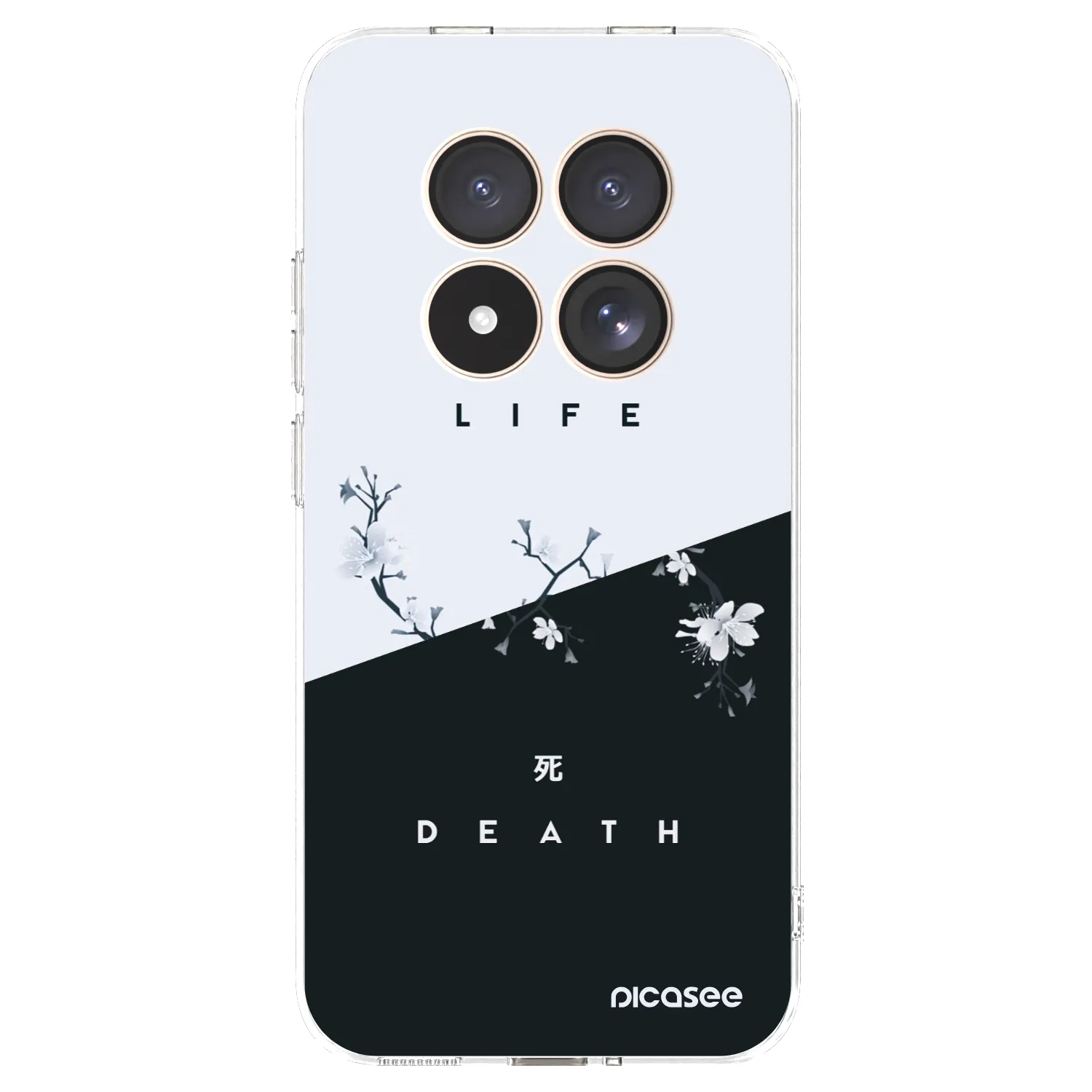 Picasee átlátszó szilikon tok az alábbi mobiltelefonokra Xiaomi Redmi Note 15 Pro 4G - Life - Death