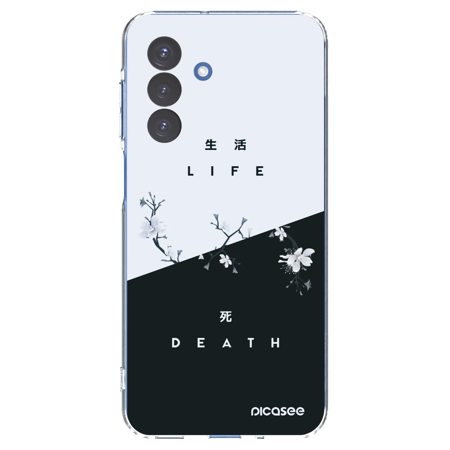 Picasee átlátszó szilikon tok az alábbi mobiltelefonokra Samsung Galaxy A17 5G - Life - Death