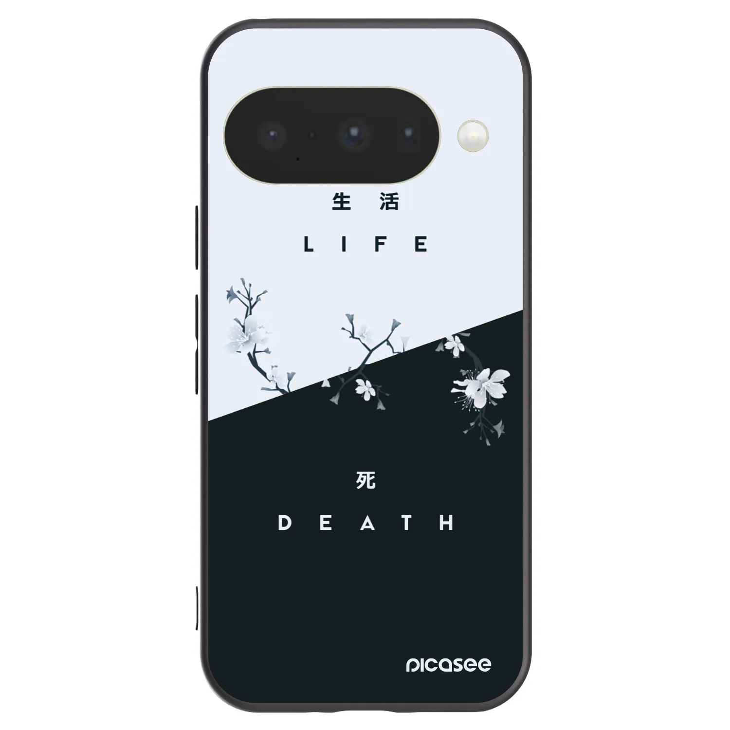 Picasee fekete szilikon tok az alábbi mobiltelefonokra Google Pixel 10 - Life - Death