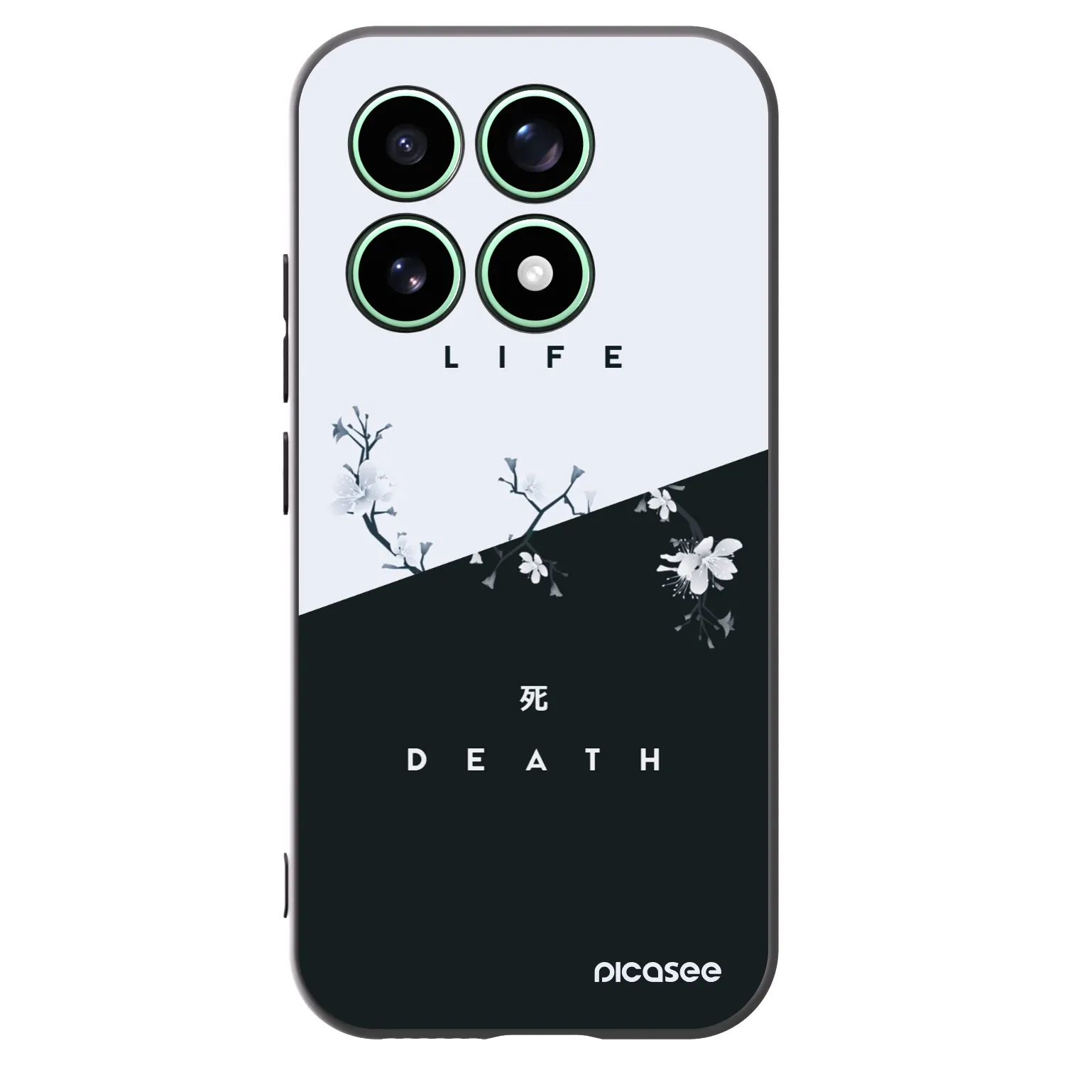 Picasee fekete szilikon tok az alábbi mobiltelefonokra Xiaomi 17 - Life - Death