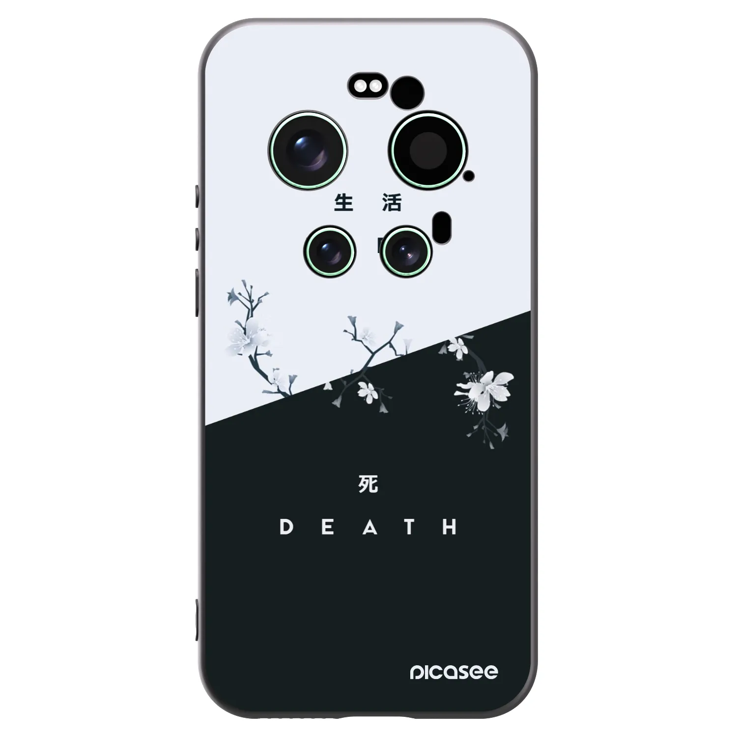 Picasee fekete szilikon tok az alábbi mobiltelefonokra Xiaomi 17 Ultra - Life - Death
