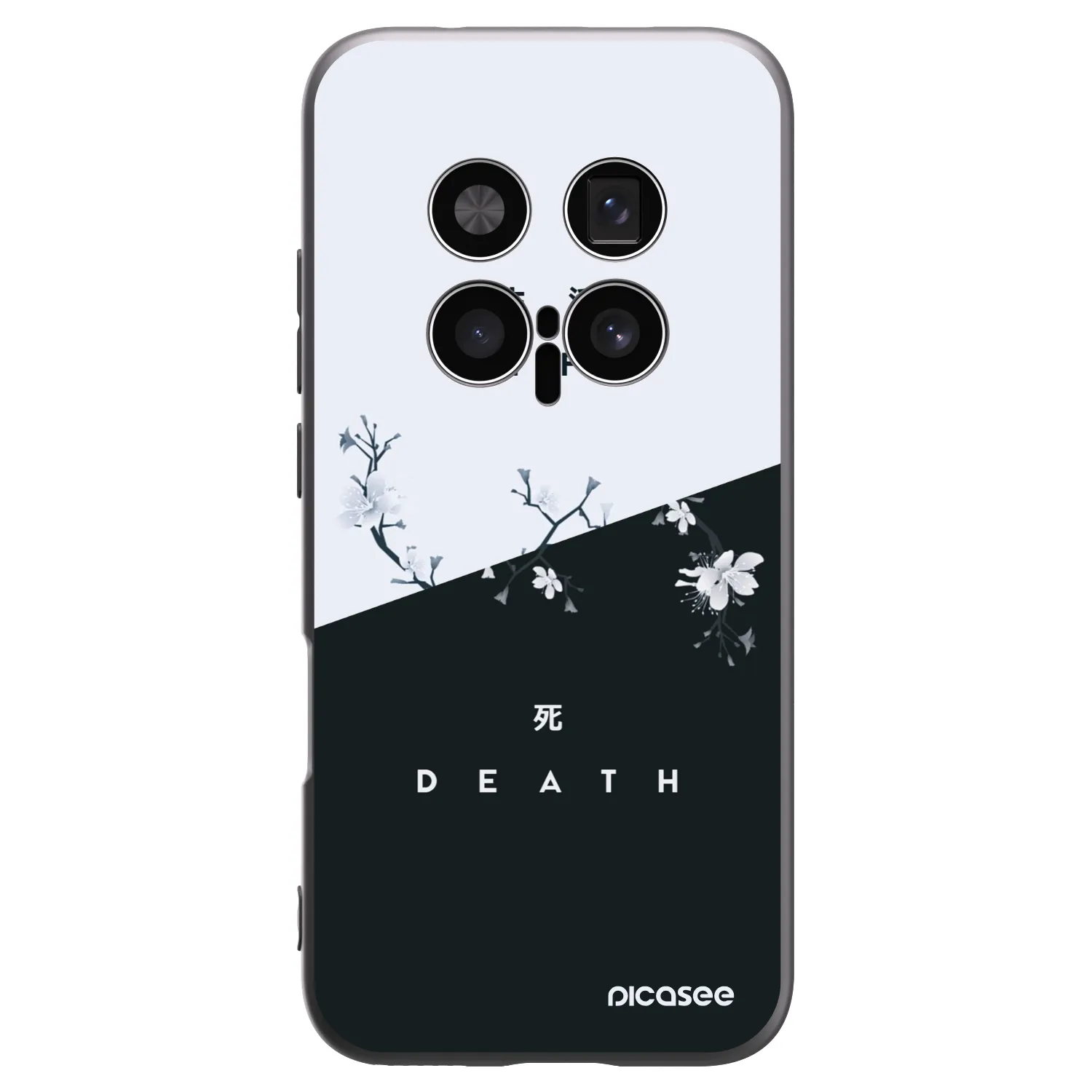 Picasee fekete szilikon tok az alábbi mobiltelefonokra Honor Magic8 Pro 5G - Life - Death