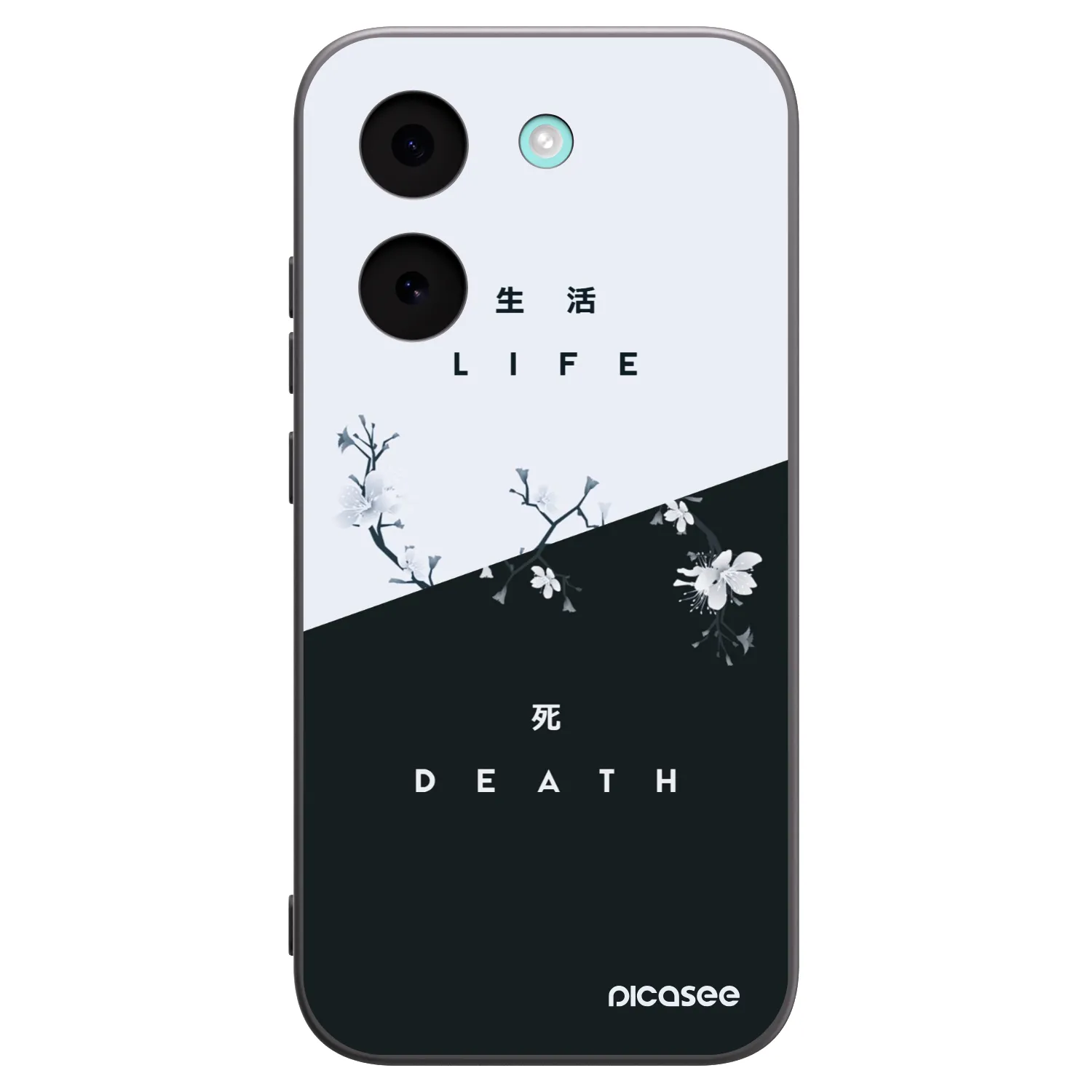 Picasee fekete szilikon tok az alábbi mobiltelefonokra Xiaomi Poco X8 Pro - Life - Death