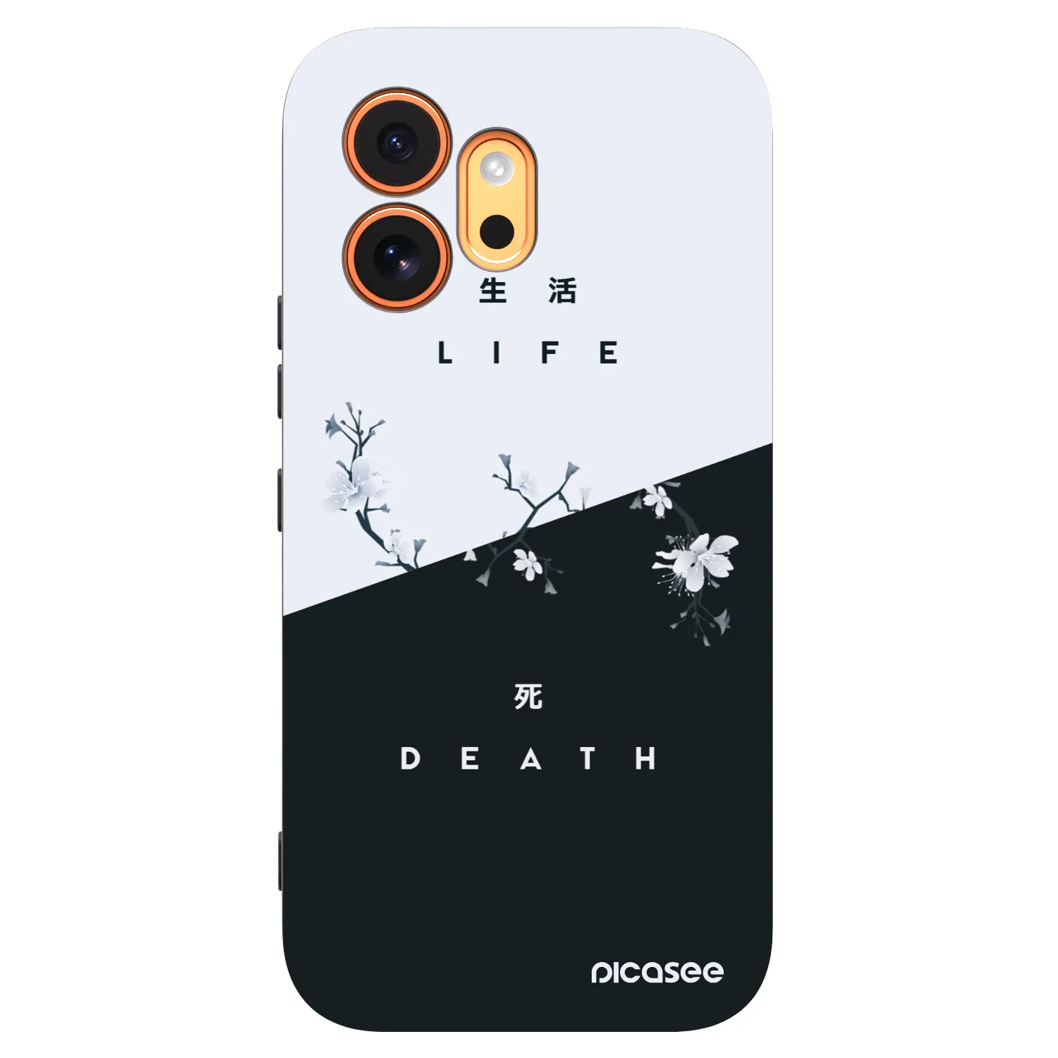 Picasee fekete szilikon tok az alábbi mobiltelefonokra Honor 600 - Life - Death