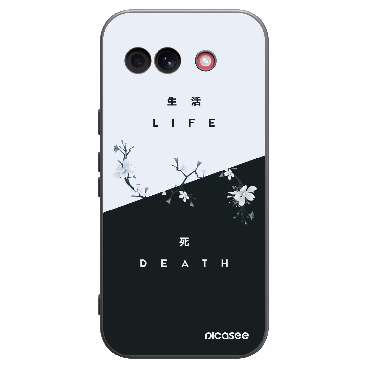 Picasee fekete szilikon tok az alábbi mobiltelefonokra Google Pixel 10a - Life - Death