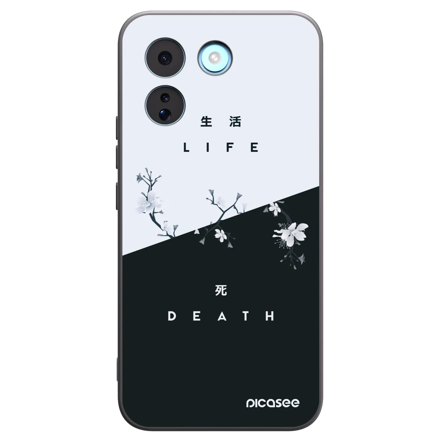 Picasee fekete szilikon tok az alábbi mobiltelefonokra Xiaomi Redmi Note 17 Pro MAX 5G - Life - Death