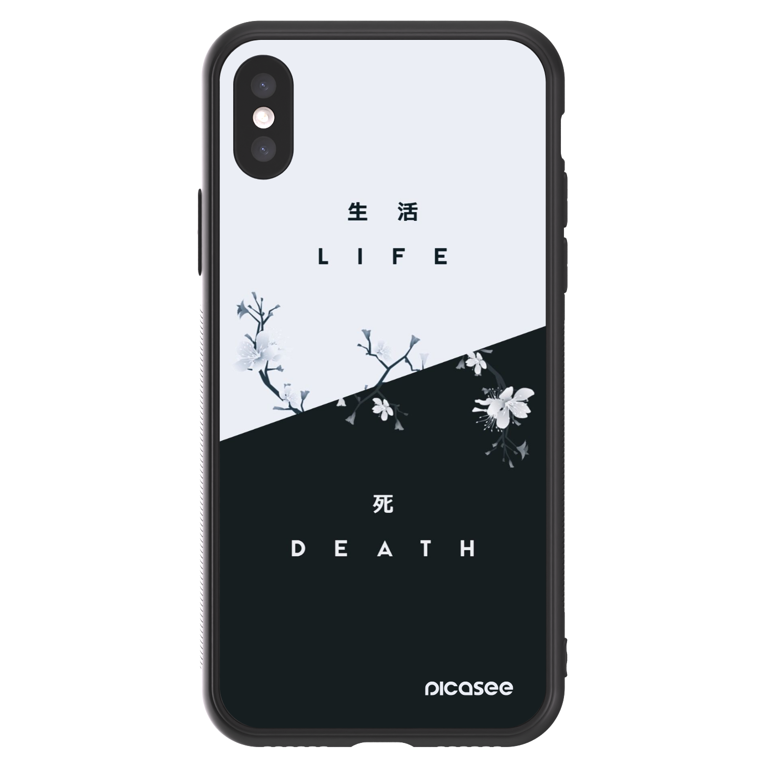 Picasee ULTIMATE CASE Apple iPhone X/XS - készülékre - Life - Death