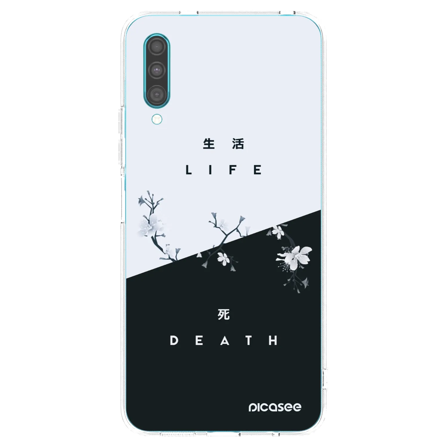 Picasee átlátszó szilikon tok az alábbi mobiltelefonokra Samsung Galaxy A30s A307F - Life - Death
