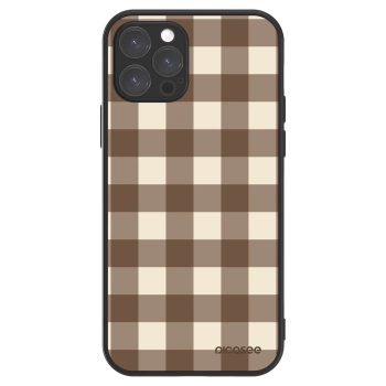 Picasee ULTIMATE CASE Apple iPhone 12 Pro - készülékre - Brown grid