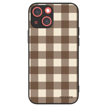 Picasee ULTIMATE CASE MagSafe Apple iPhone 13 mini - készülékre - Brown grid