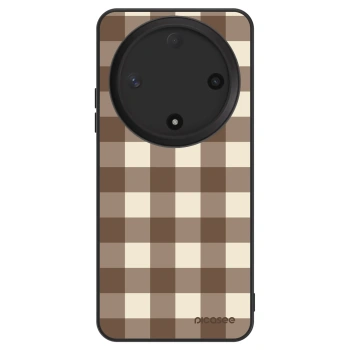 Szilikon tok erre a típusra Honor Magic6 Lite 5G - Brown grid