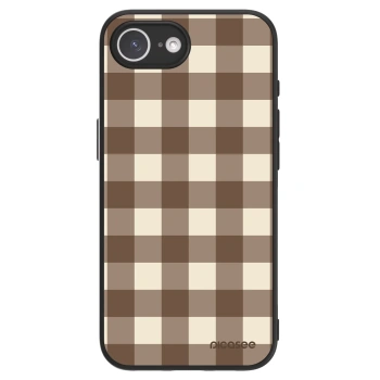Picasee ULTIMATE CASE MagSafe Apple iPhone 16e - készülékre - Brown grid
