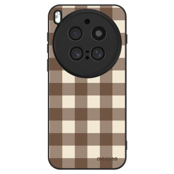 Szilikon tok erre a típusra Vivo X300 Pro - Brown grid