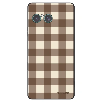 Szilikon tok erre a típusra Sony Xperia 10 VII - Brown grid