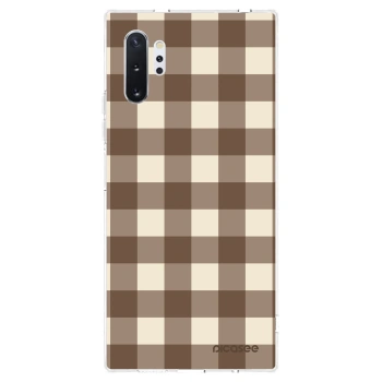 Tok az alábbi mobiltelefonokra Samsung Galaxy Note 10+ N975F - Brown grid