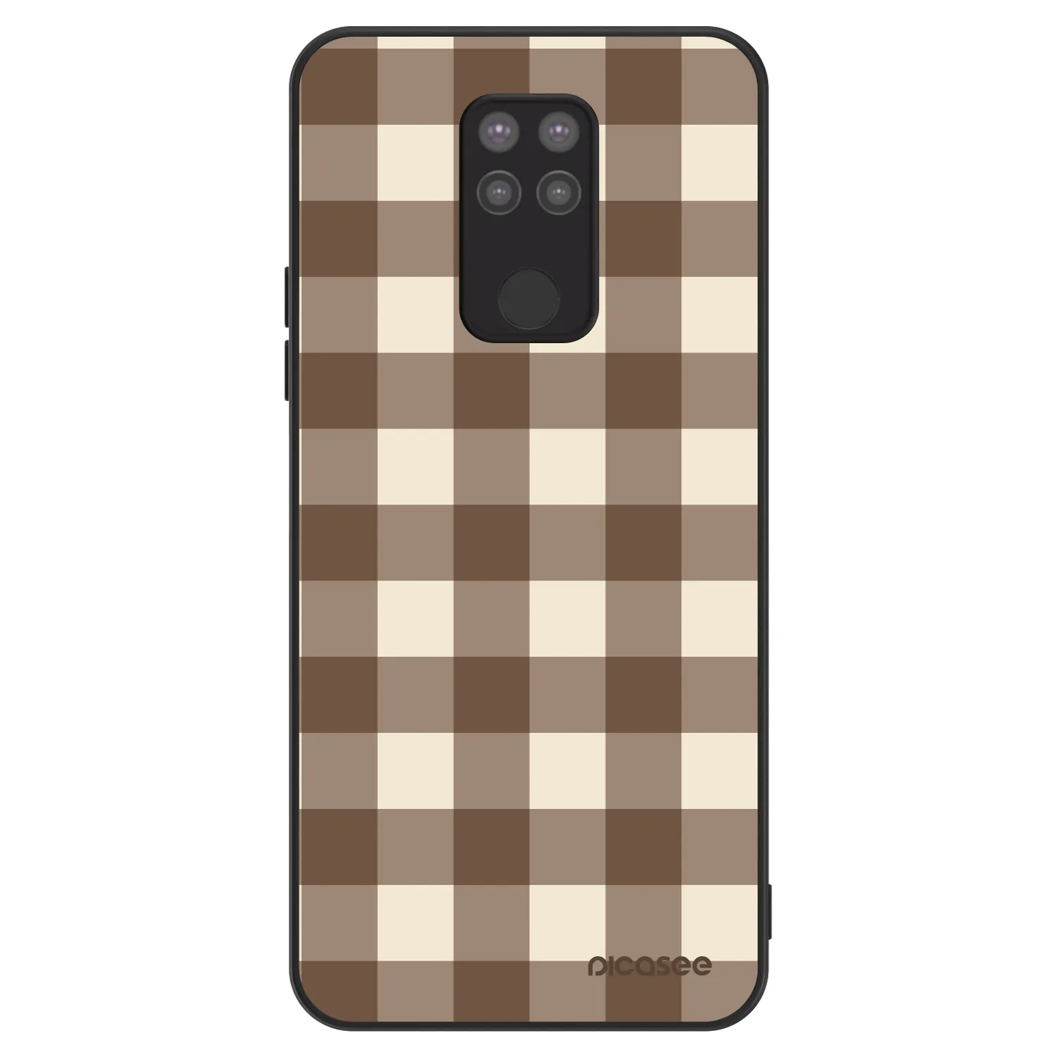 Picasee ULTIMATE CASE Xiaomi Redmi Note 9 - készülékre - Brown grid