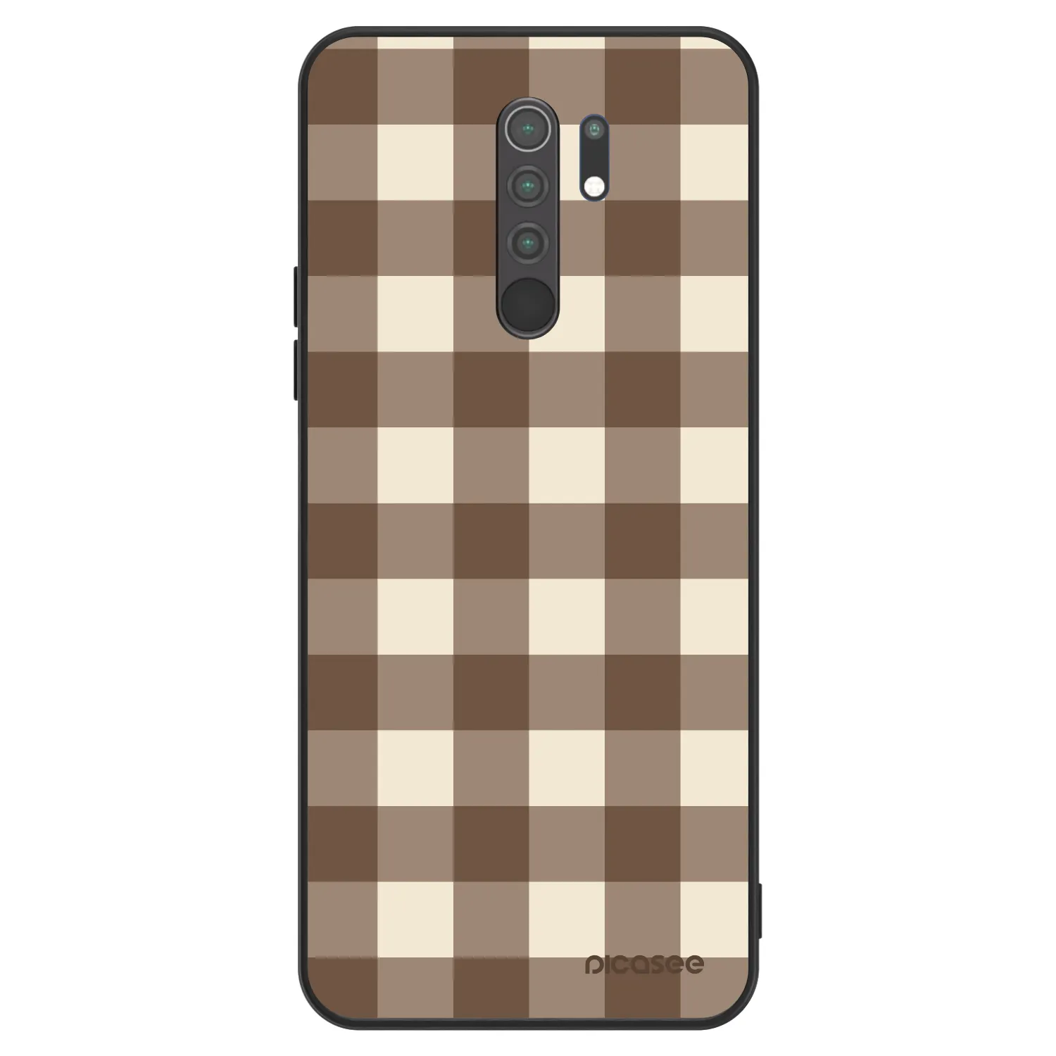 Picasee ULTIMATE CASE Xiaomi Redmi 9 - készülékre - Brown grid