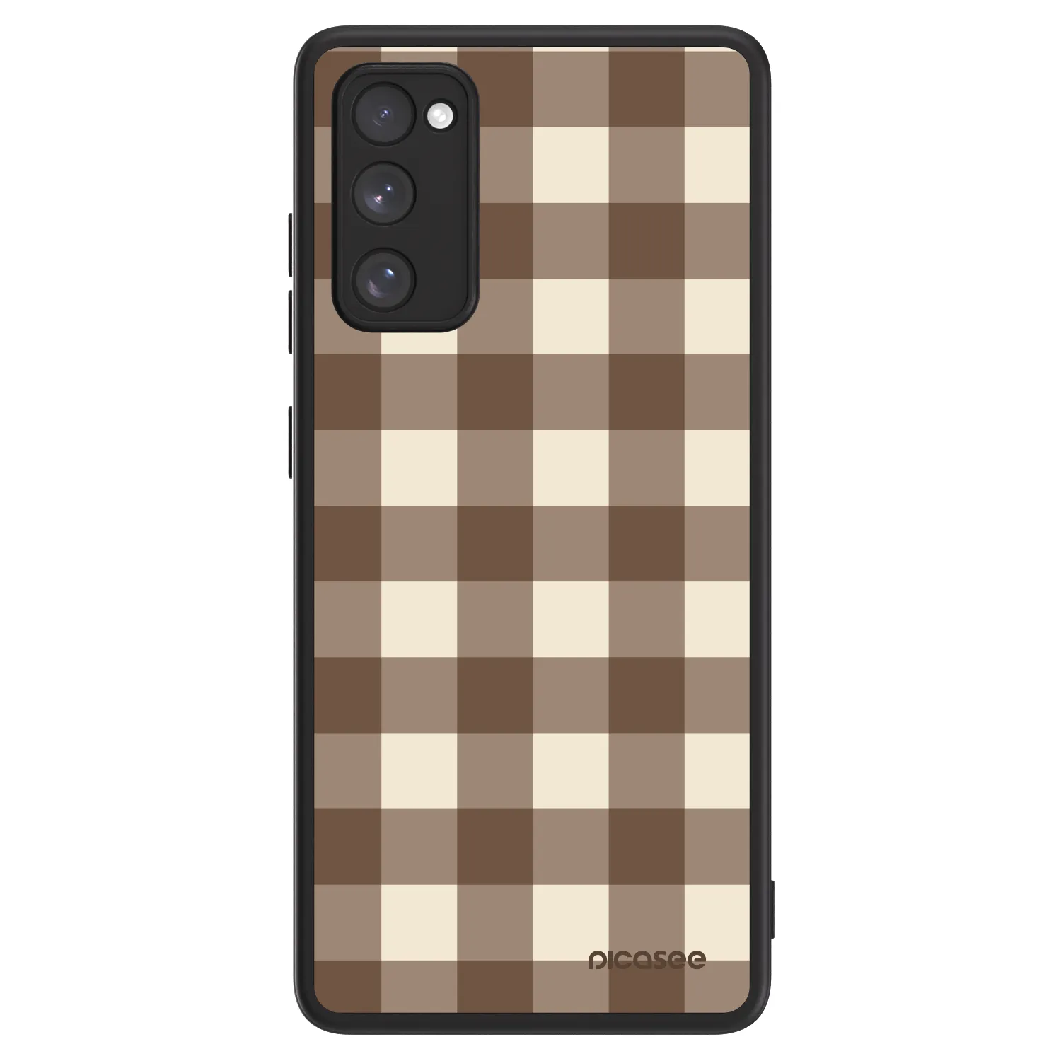 Picasee ULTIMATE CASE Samsung Galaxy S20 FE - készülékre - Brown grid