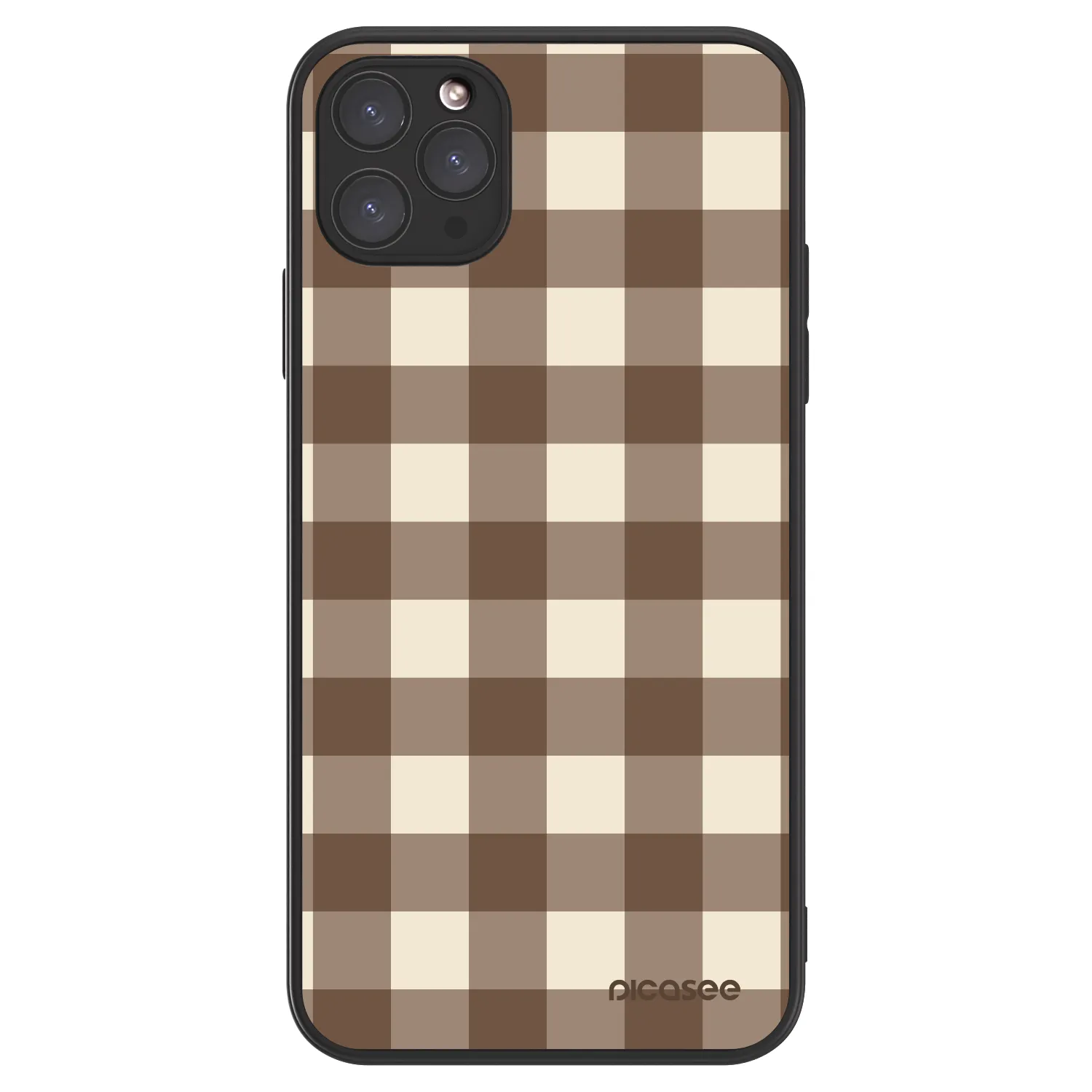 Picasee ULTIMATE CASE Apple iPhone 11 Pro Max - készülékre - Brown grid