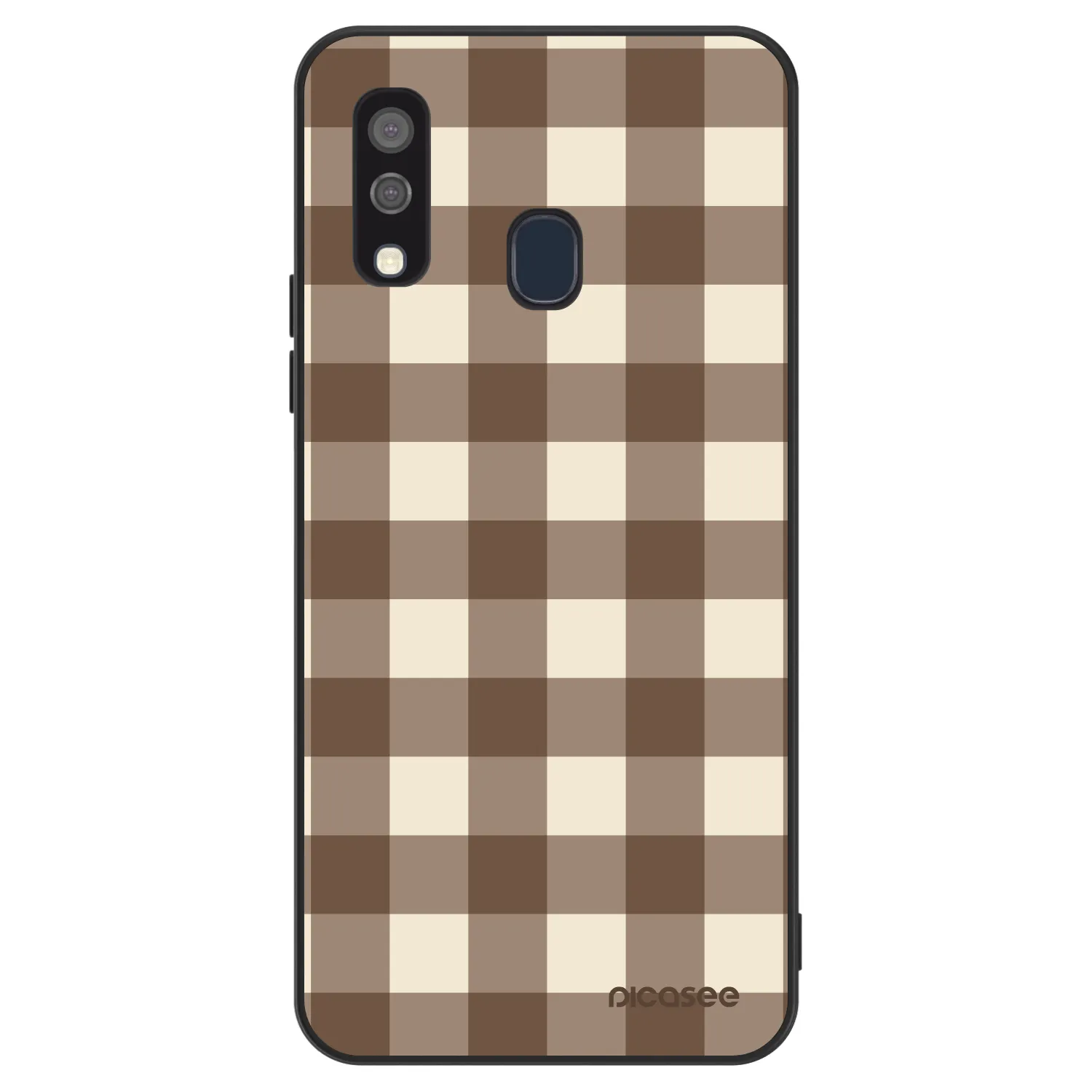 Picasee ULTIMATE CASE Samsung Galaxy A40 A405F - készülékre - Brown grid