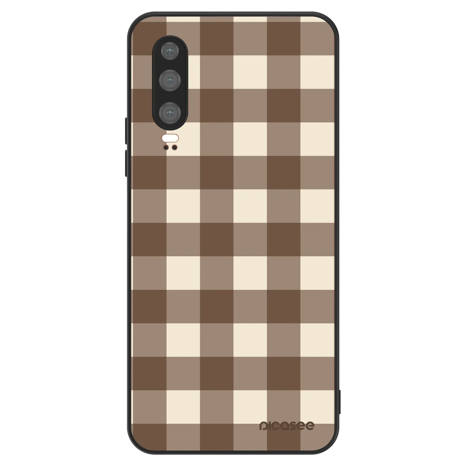 Picasee ULTIMATE CASE Huawei P30 - készülékre - Brown grid