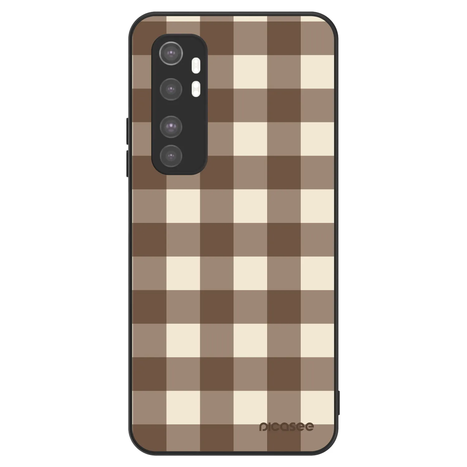 Picasee ULTIMATE CASE Xiaomi Mi Note 10 Lite - készülékre - Brown grid