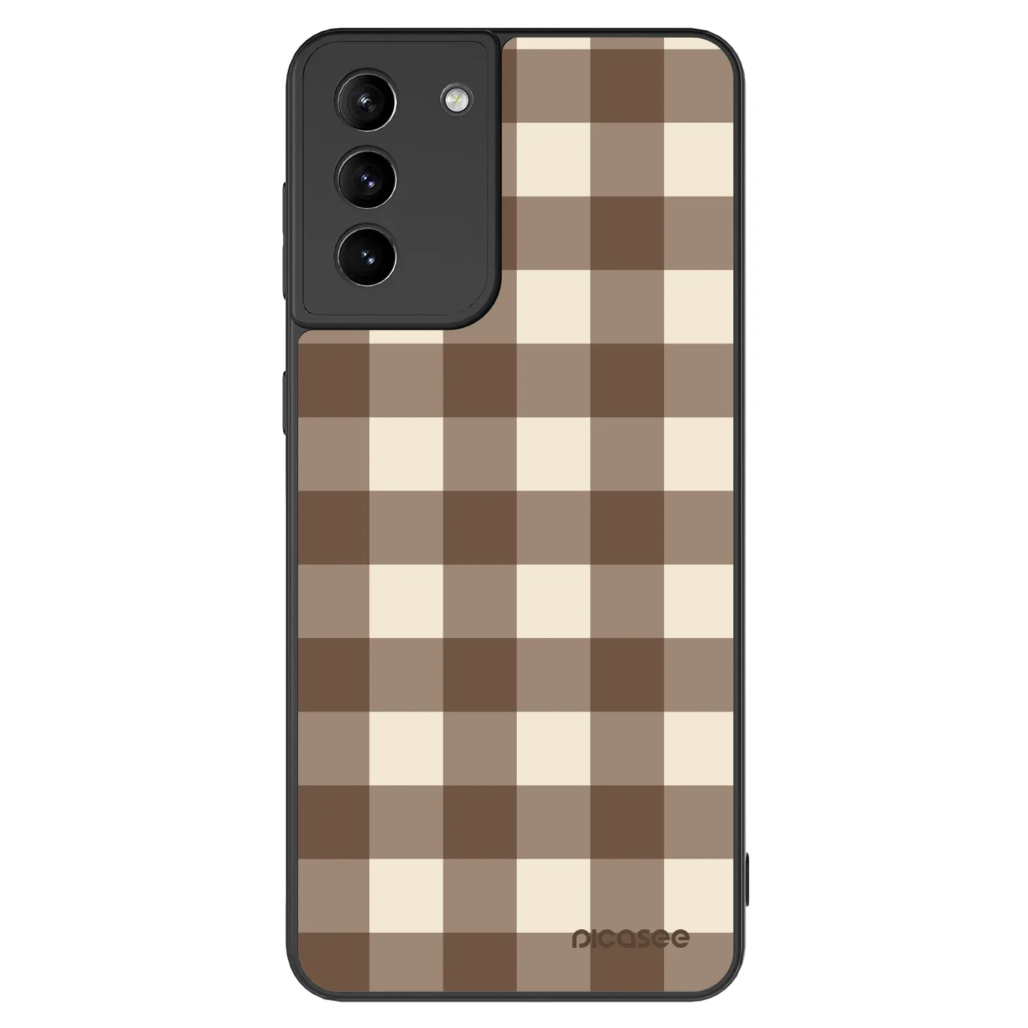 Picasee ULTIMATE CASE Samsung Galaxy S21+ 5G G996F - készülékre - Brown grid