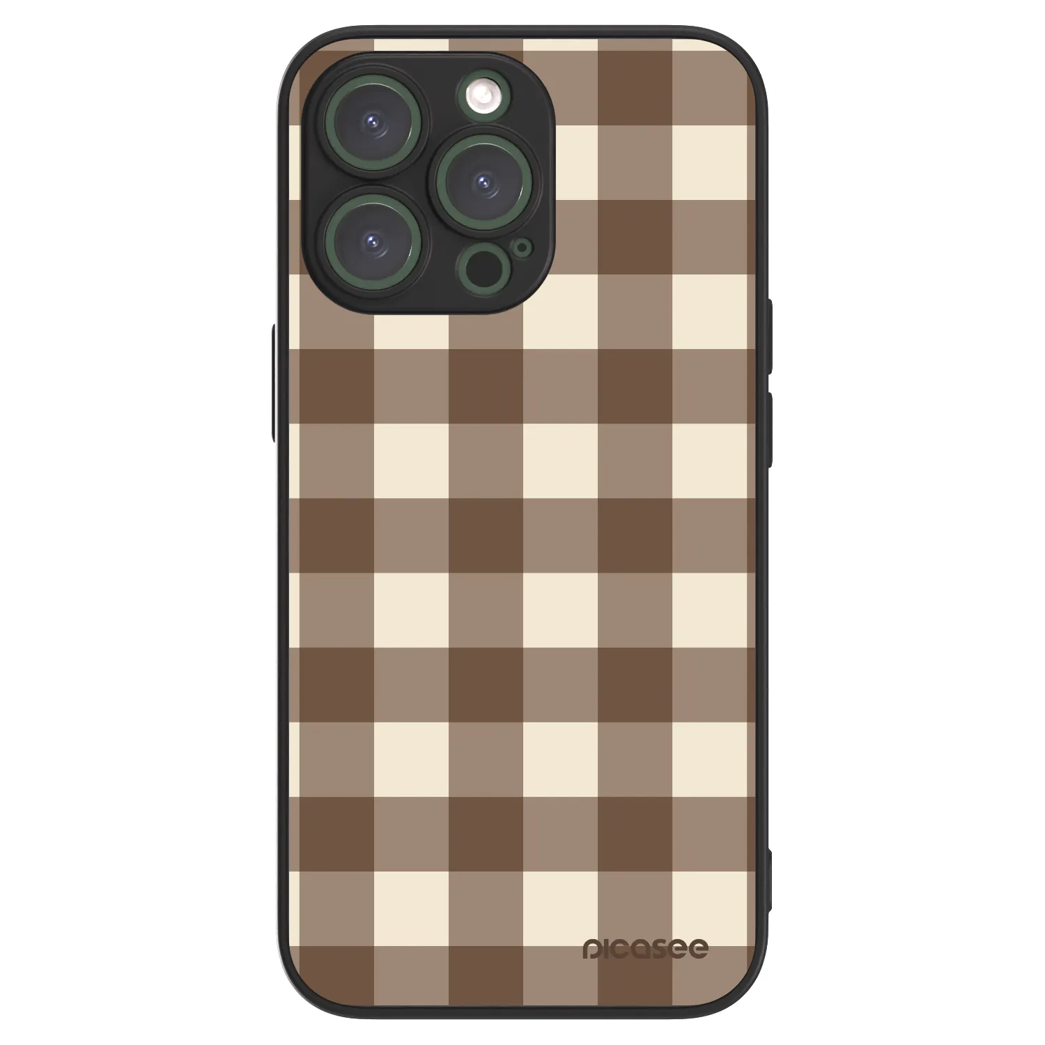 Picasee ULTIMATE CASE Apple iPhone 13 Pro - készülékre - Brown grid