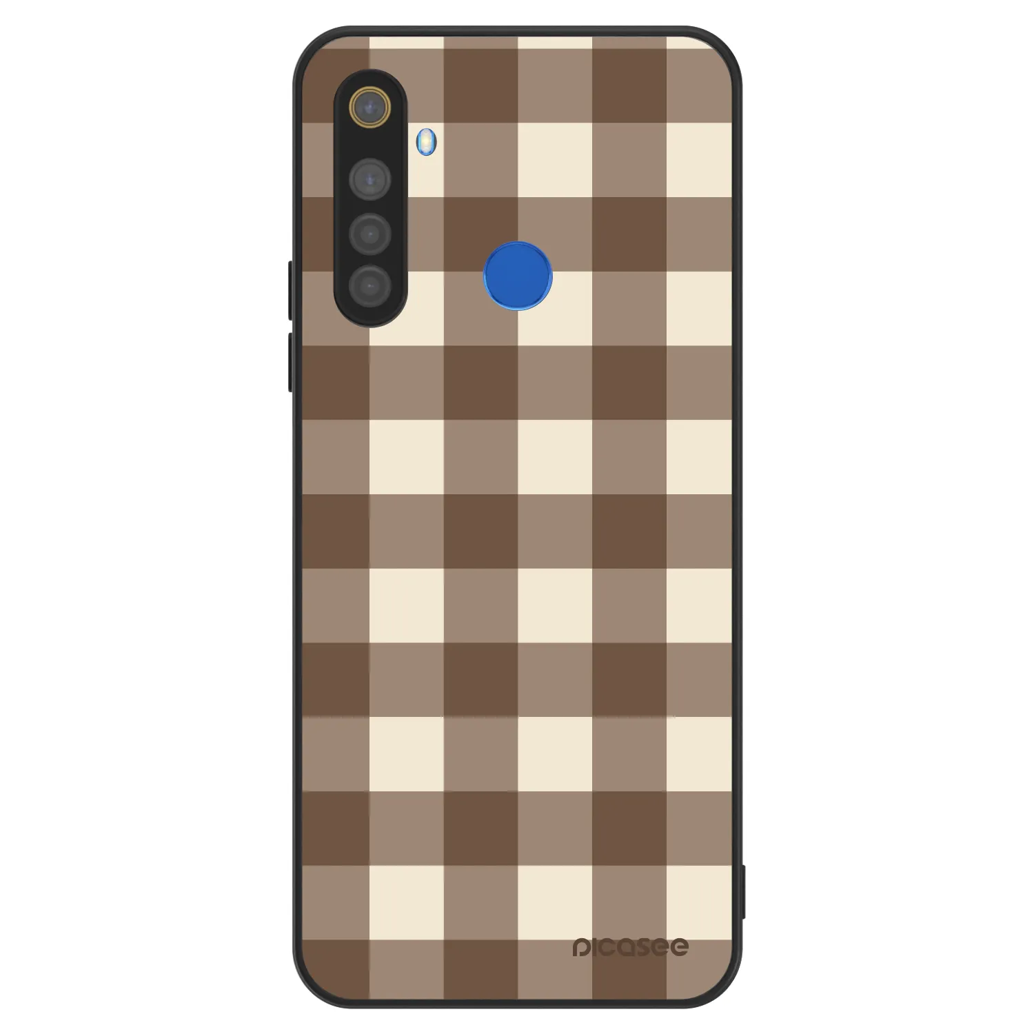 Picasee ULTIMATE CASE Realme 5 - készülékre - Brown grid