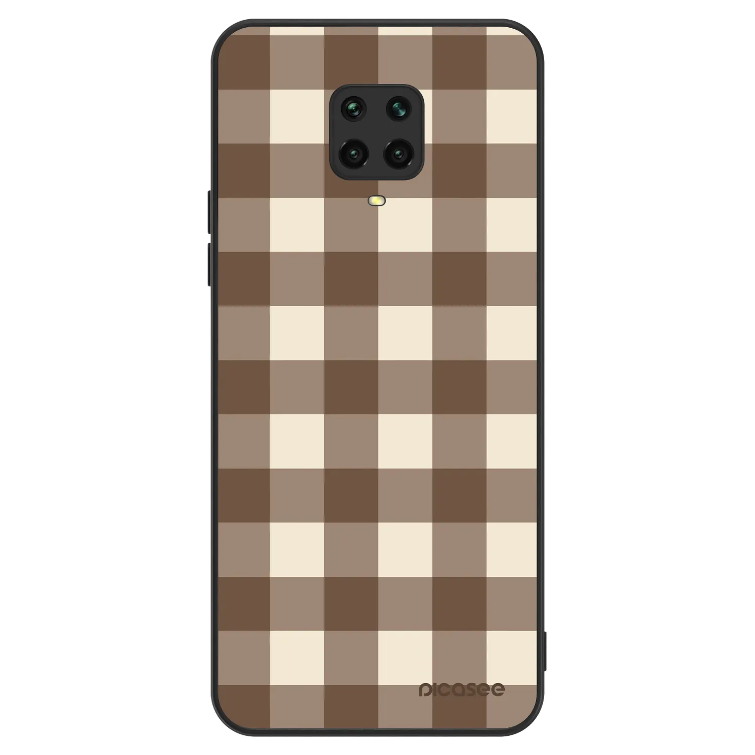 Picasee ULTIMATE CASE Xiaomi Redmi Note 9S - készülékre - Brown grid
