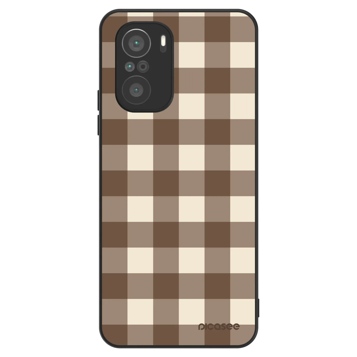 Picasee ULTIMATE CASE Xiaomi Poco F3 - készülékre - Brown grid