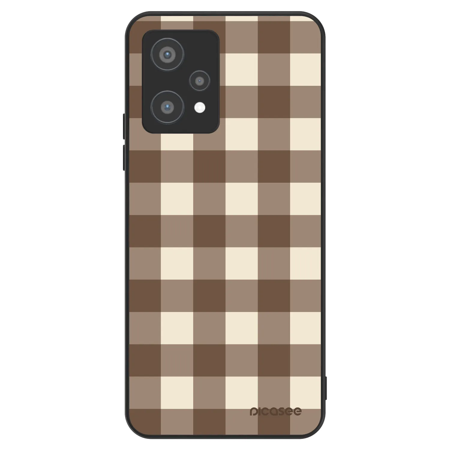 Picasee ULTIMATE CASE Realme 9 Pro 5G - készülékre - Brown grid