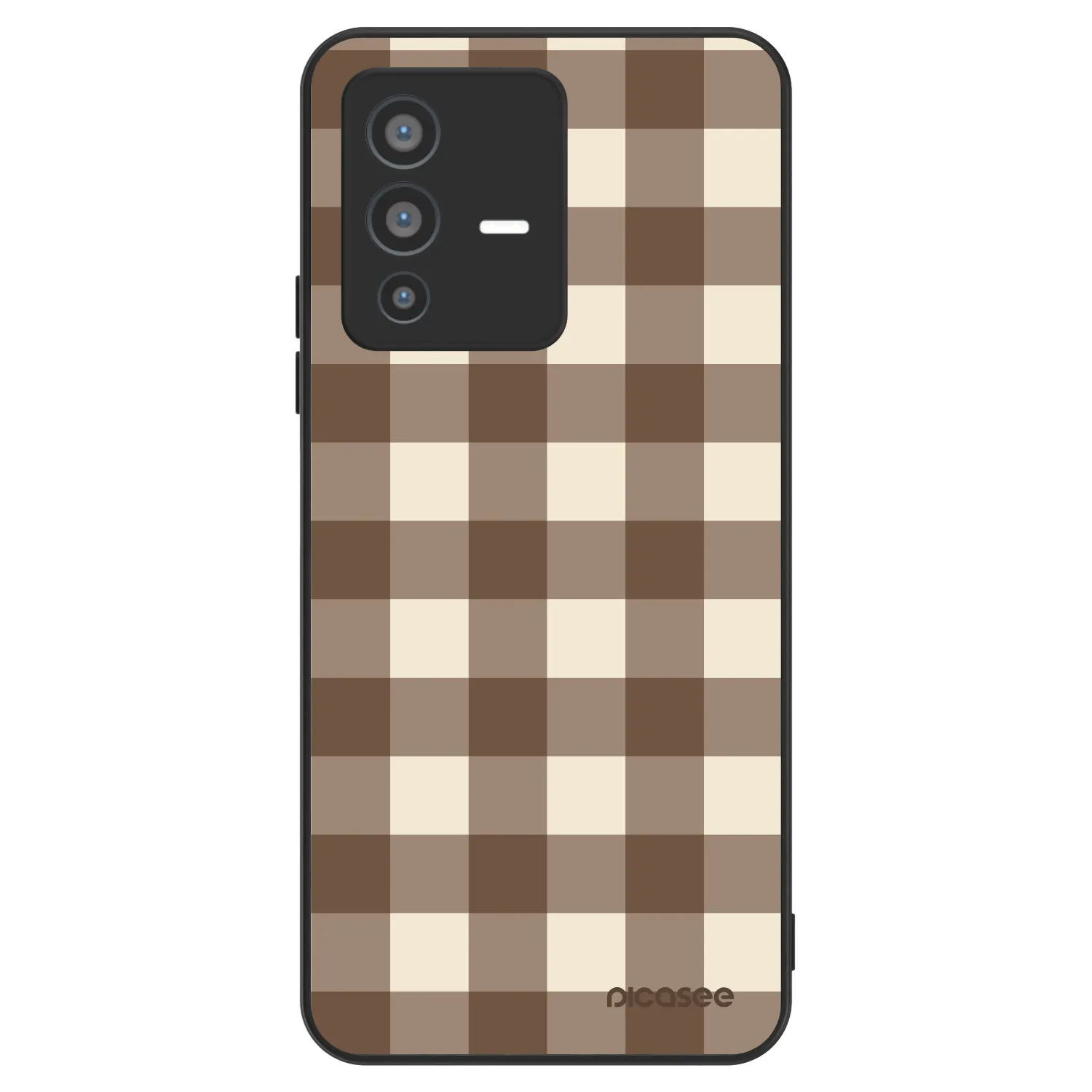 Picasee ULTIMATE CASE Vivo V23 5G - készülékre - Brown grid