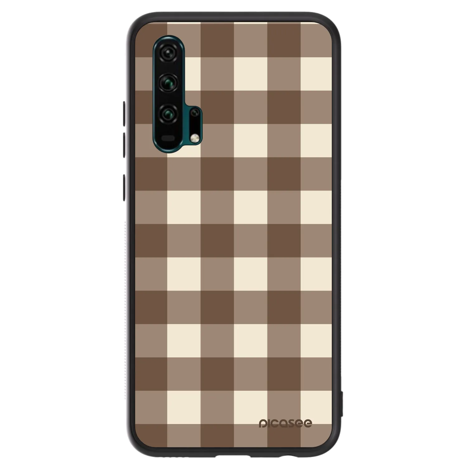 Picasee ULTIMATE CASE Honor 20 Pro - készülékre - Brown grid
