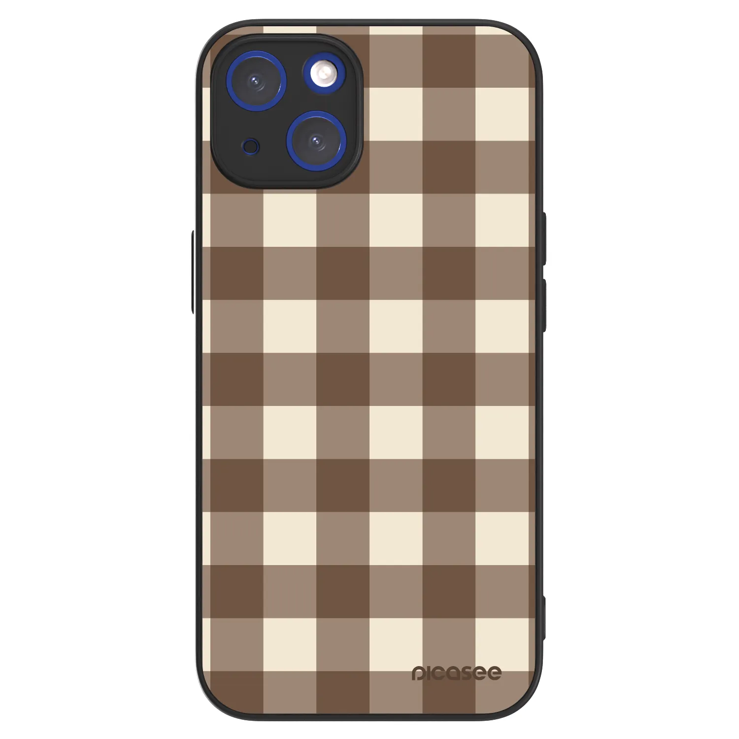 Picasee ULTIMATE CASE Apple iPhone 14 - készülékre - Brown grid