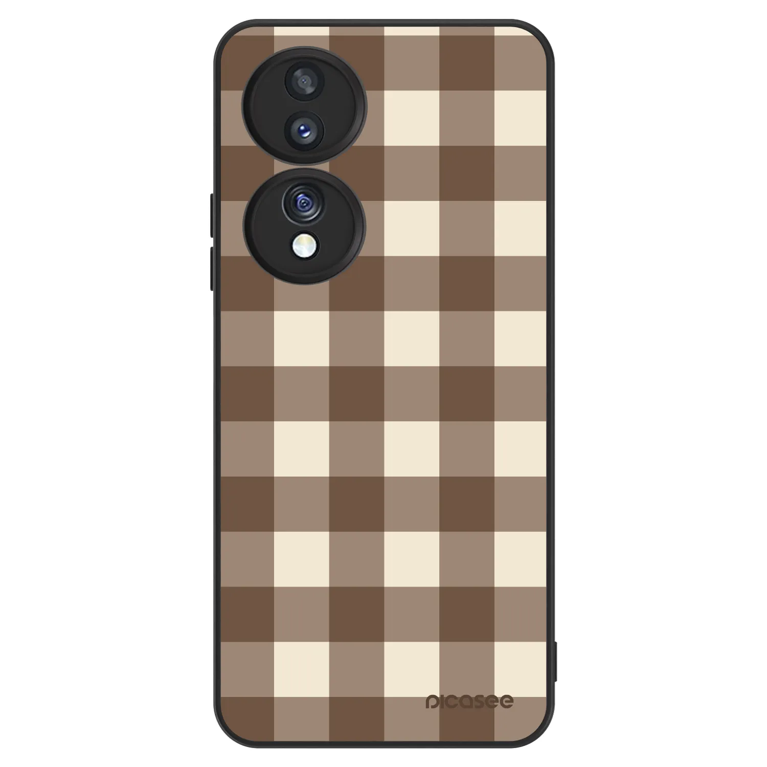 Picasee ULTIMATE CASE Honor 70 - készülékre - Brown grid