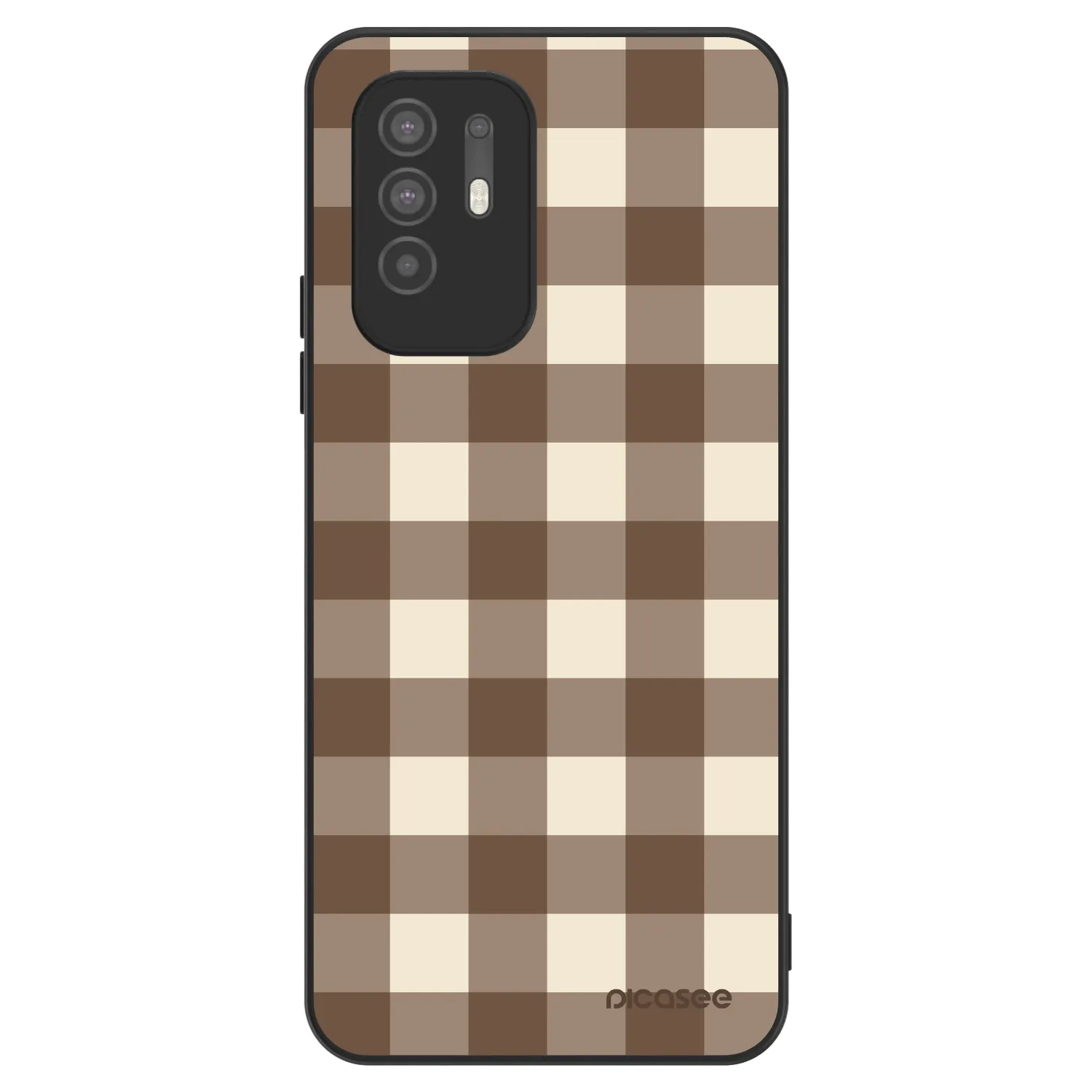 Picasee ULTIMATE CASE OPPO A94 5G - készülékre - Brown grid