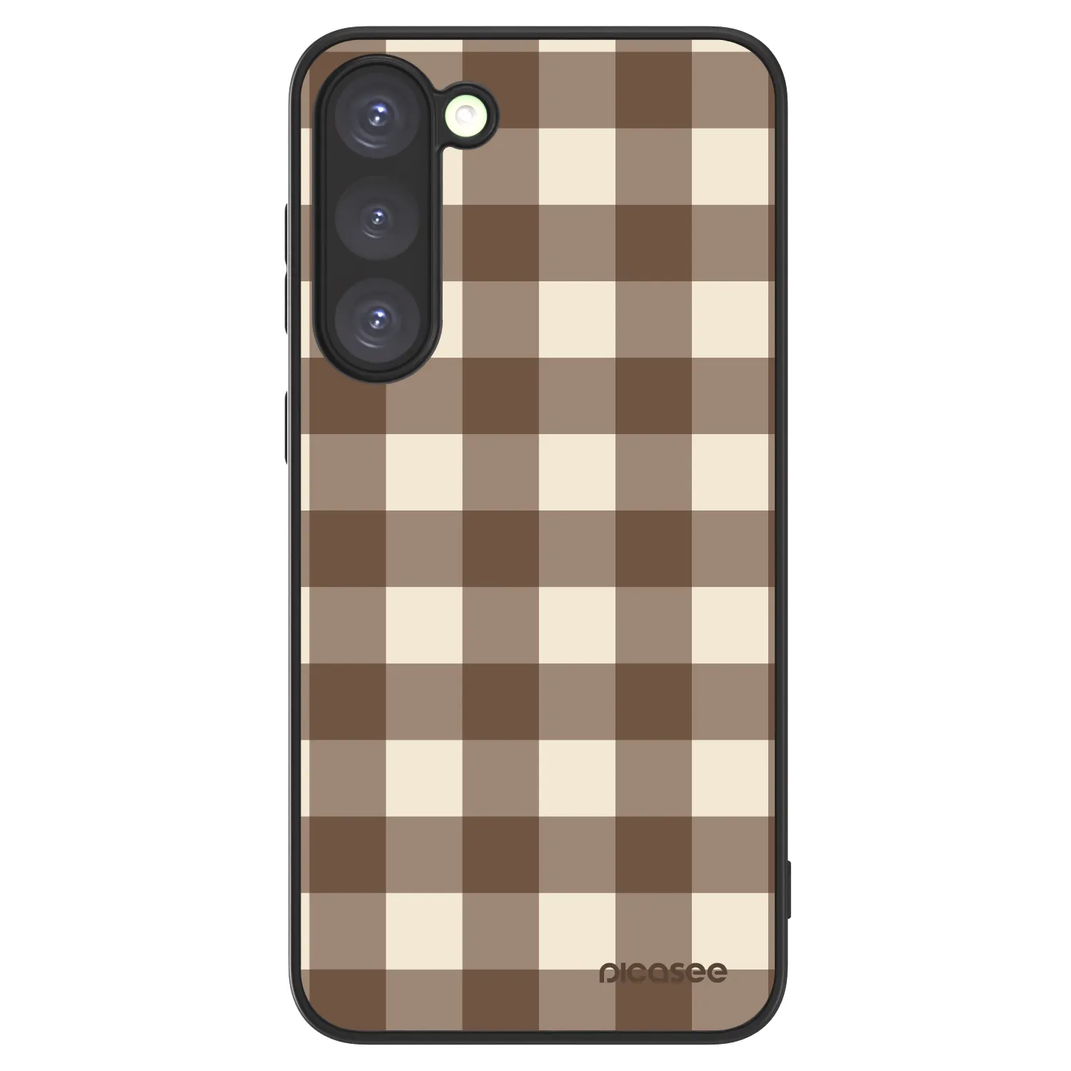 Picasee ULTIMATE CASE PowerShare Samsung Galaxy S23+ 5G - készülékre - Brown grid