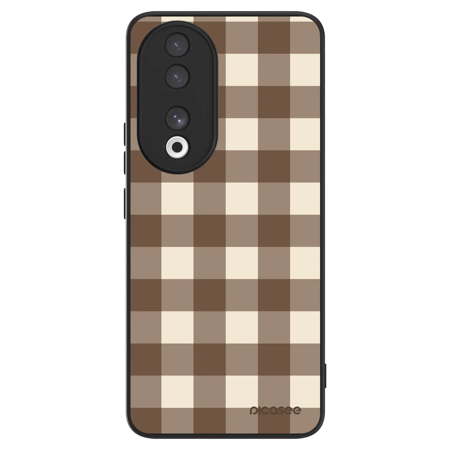Picasee ULTIMATE CASE Honor 90 5G - készülékre - Brown grid
