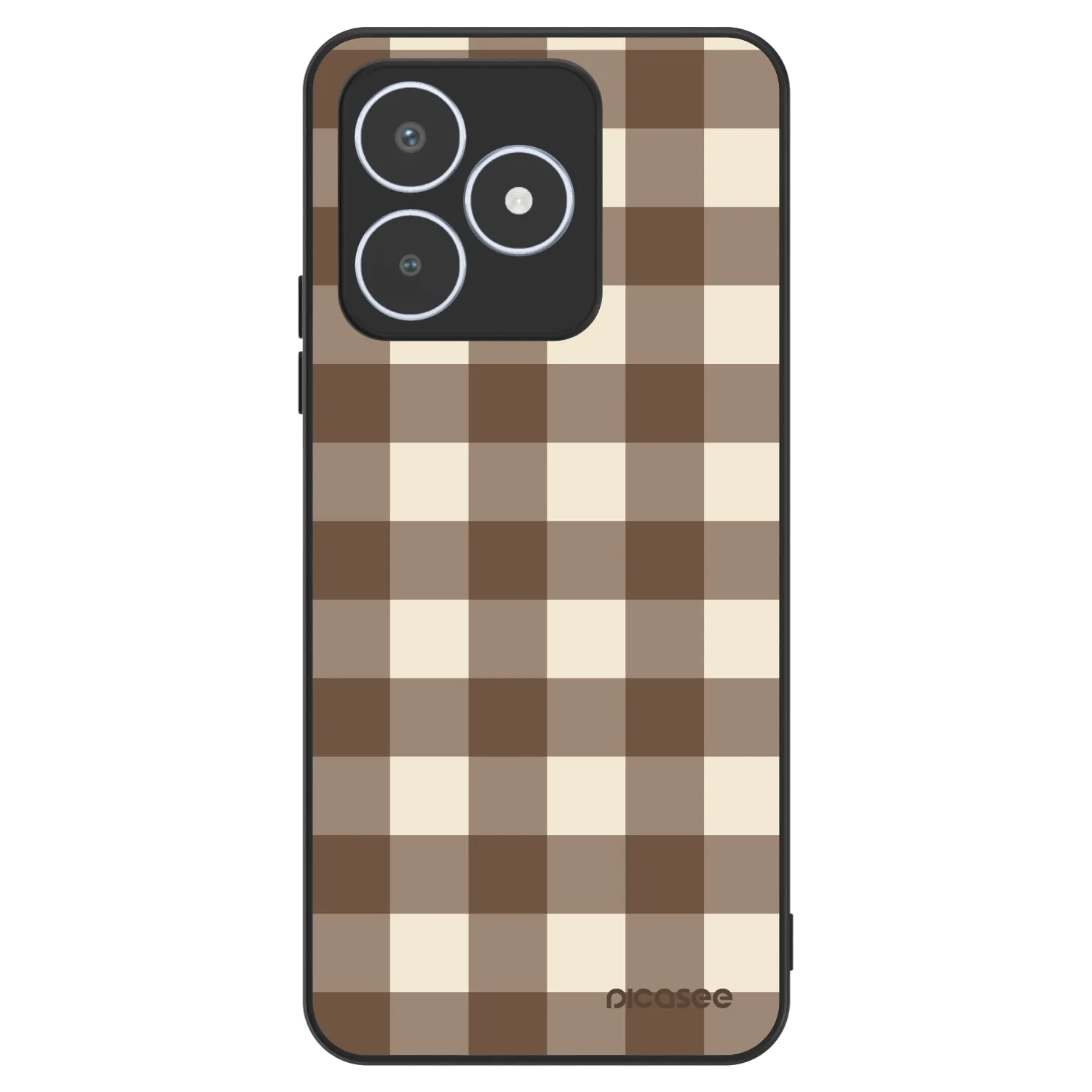 Picasee ULTIMATE CASE Realme C53 - készülékre - Brown grid