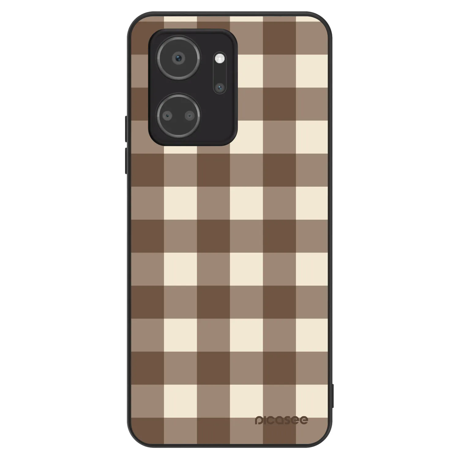 Picasee ULTIMATE CASE Honor X7a - készülékre - Brown grid