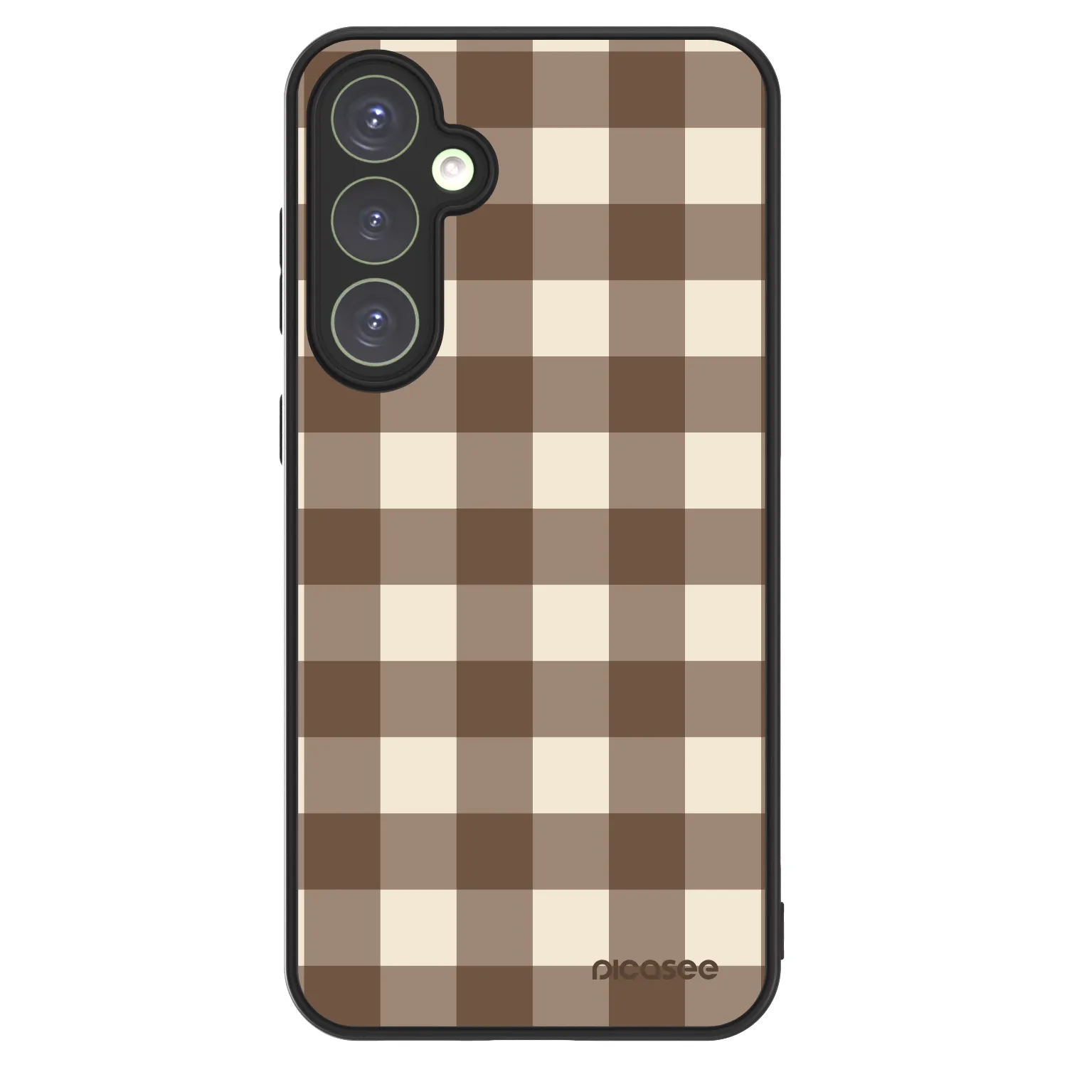 Picasee ULTIMATE CASE PowerShare Samsung Galaxy S23 FE S711B - készülékre - Brown grid