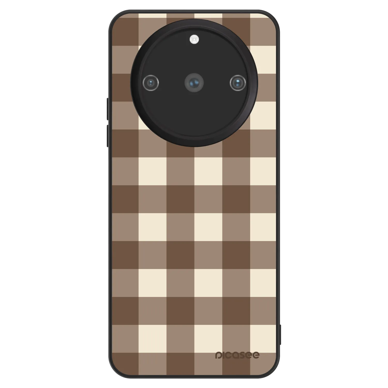 Picasee ULTIMATE CASE Realme 11 Pro+ - készülékre - Brown grid