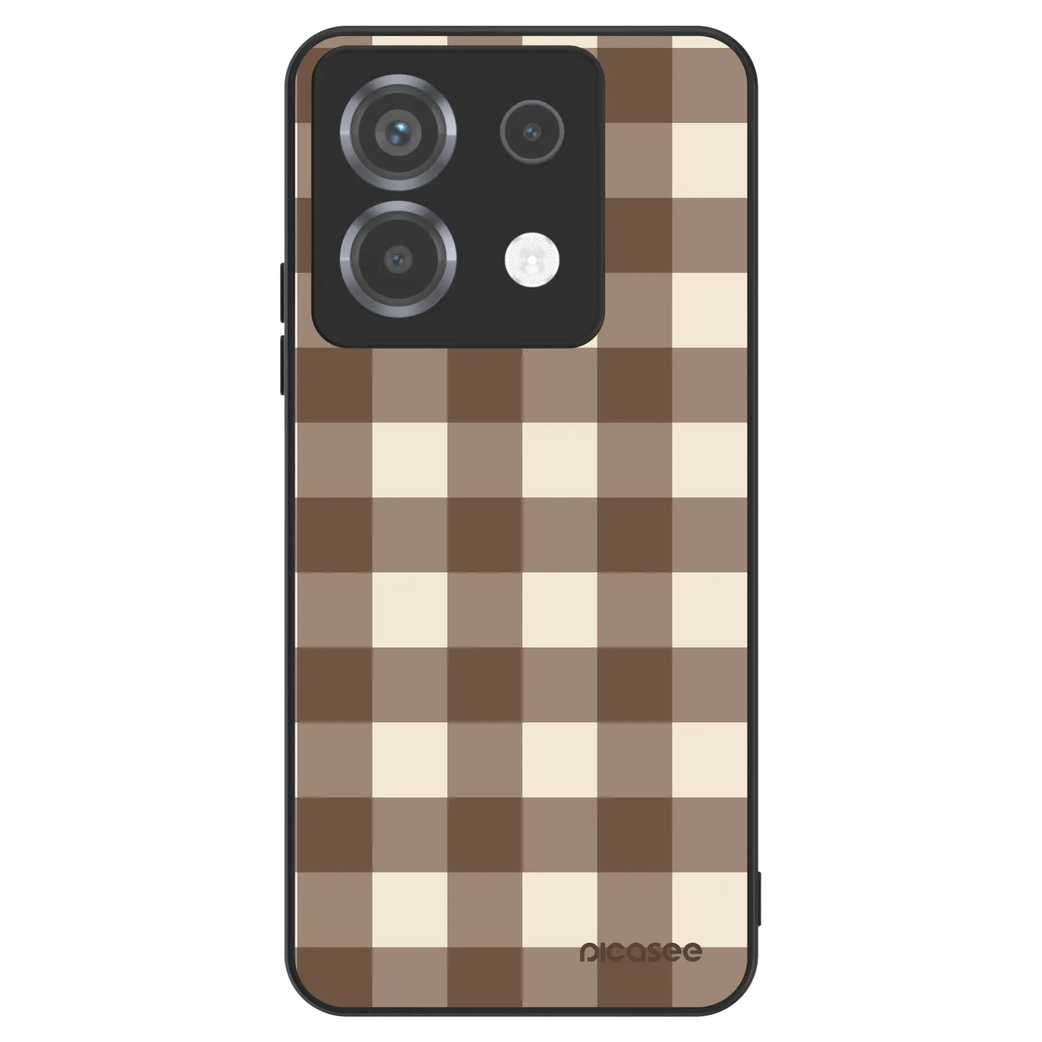 Picasee ULTIMATE CASE Xiaomi Poco X6 - készülékre - Brown grid